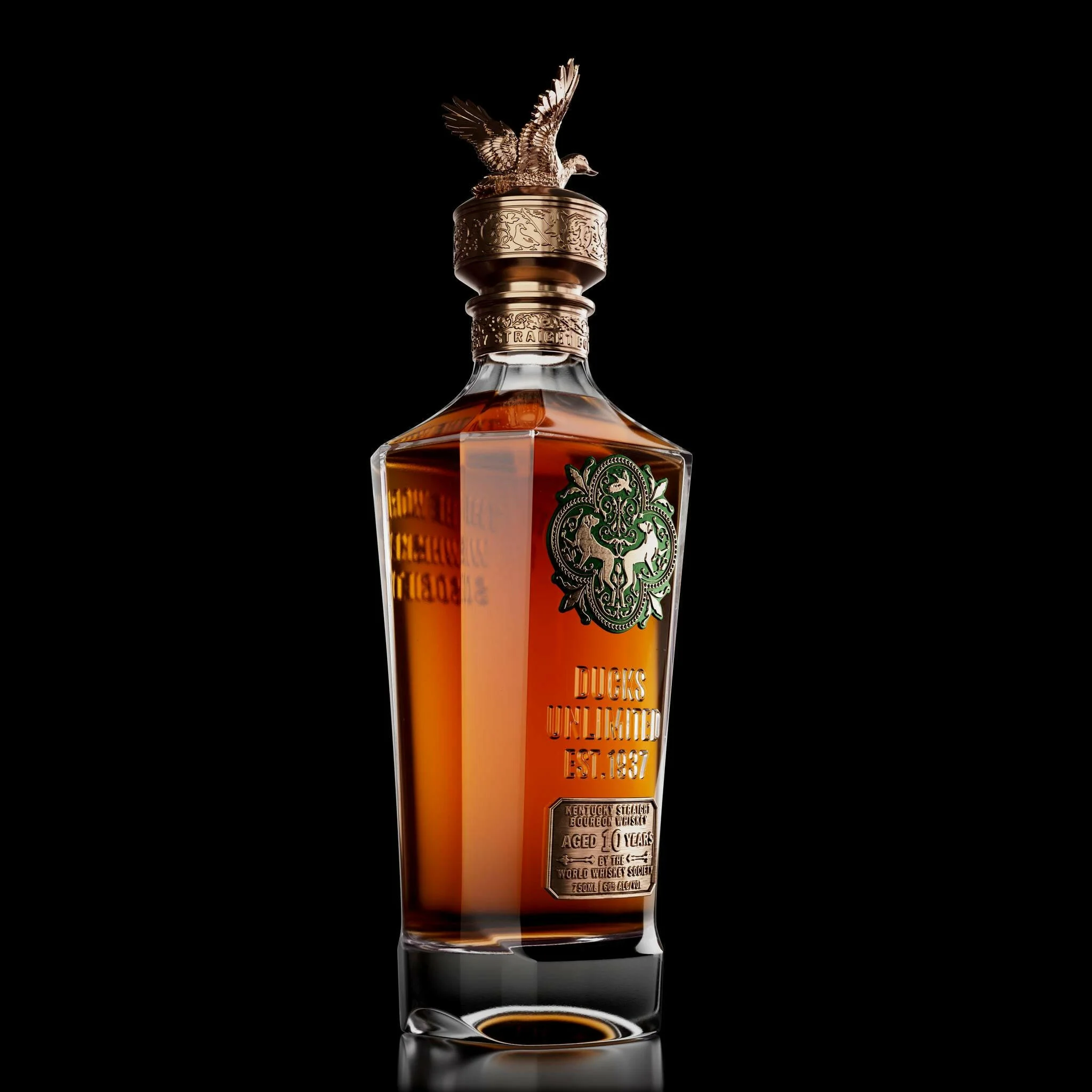 Ducks Unlimited Special Edition 10 Year Straight Bourbon Whiskey 750ml - Image 3