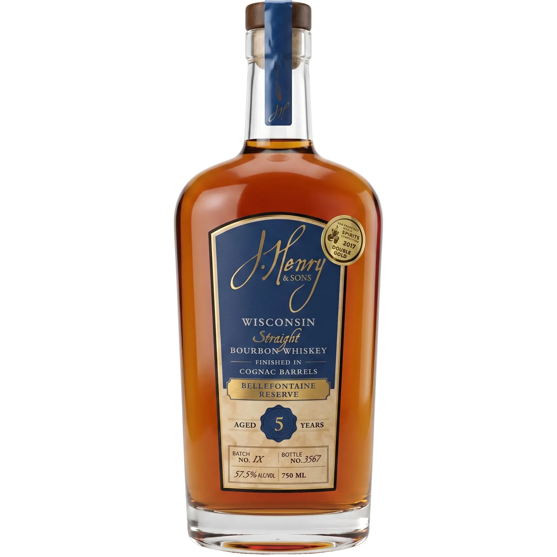 J. Henry & Sons Bellefontaine Reserve 5 Year 750ml