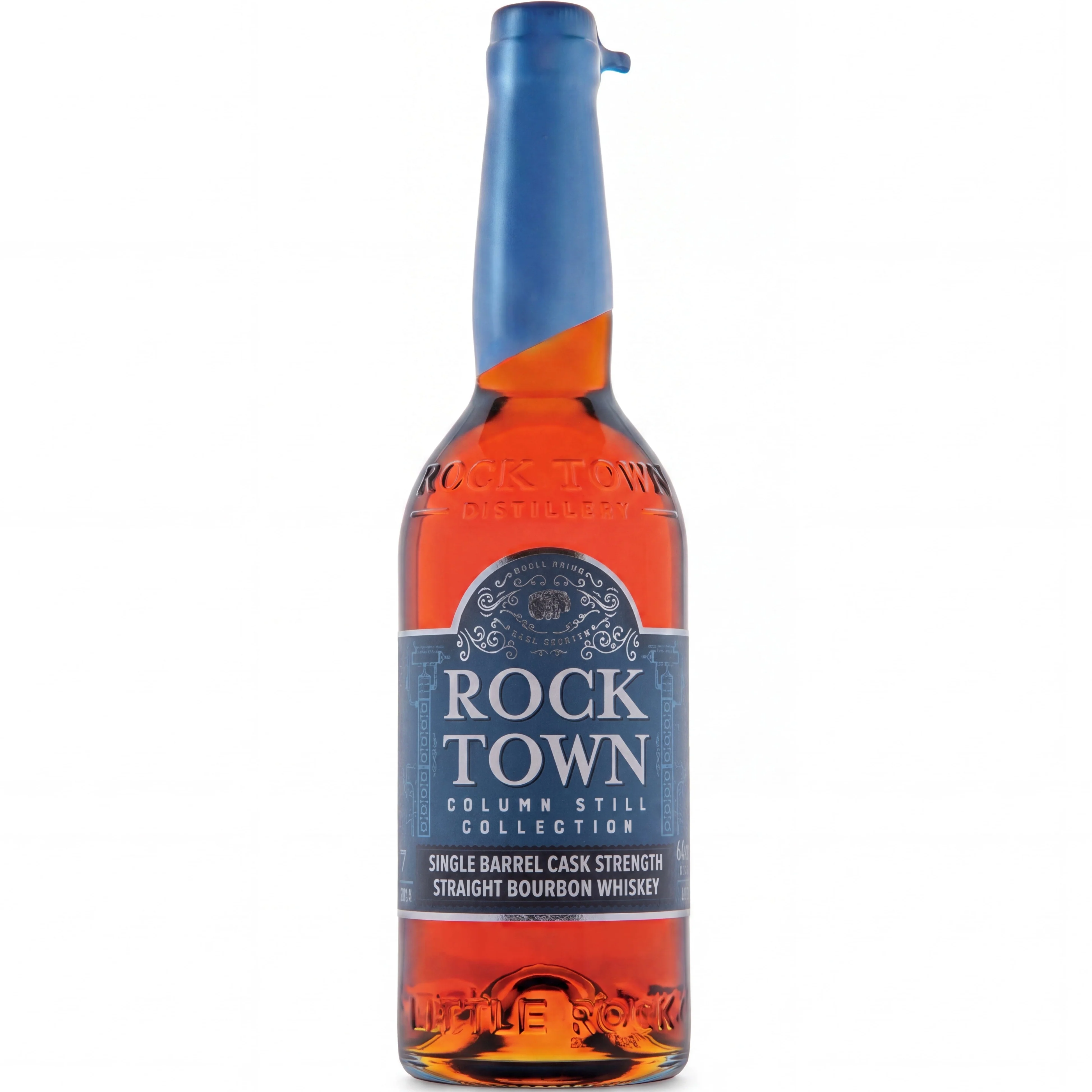 Rock Town Column Still Collection Single Barrel Cask Strength Straight Bourbon Whiskey 750ml